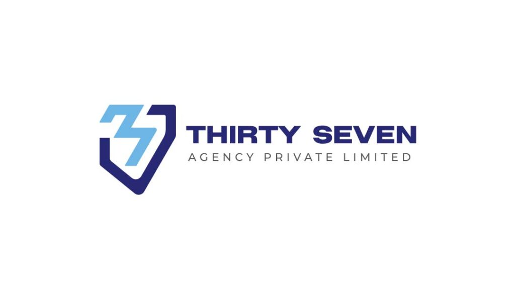 Logo with a shield icon containing the number 37 and the words “Thirty Seven Agency Private Limited.”